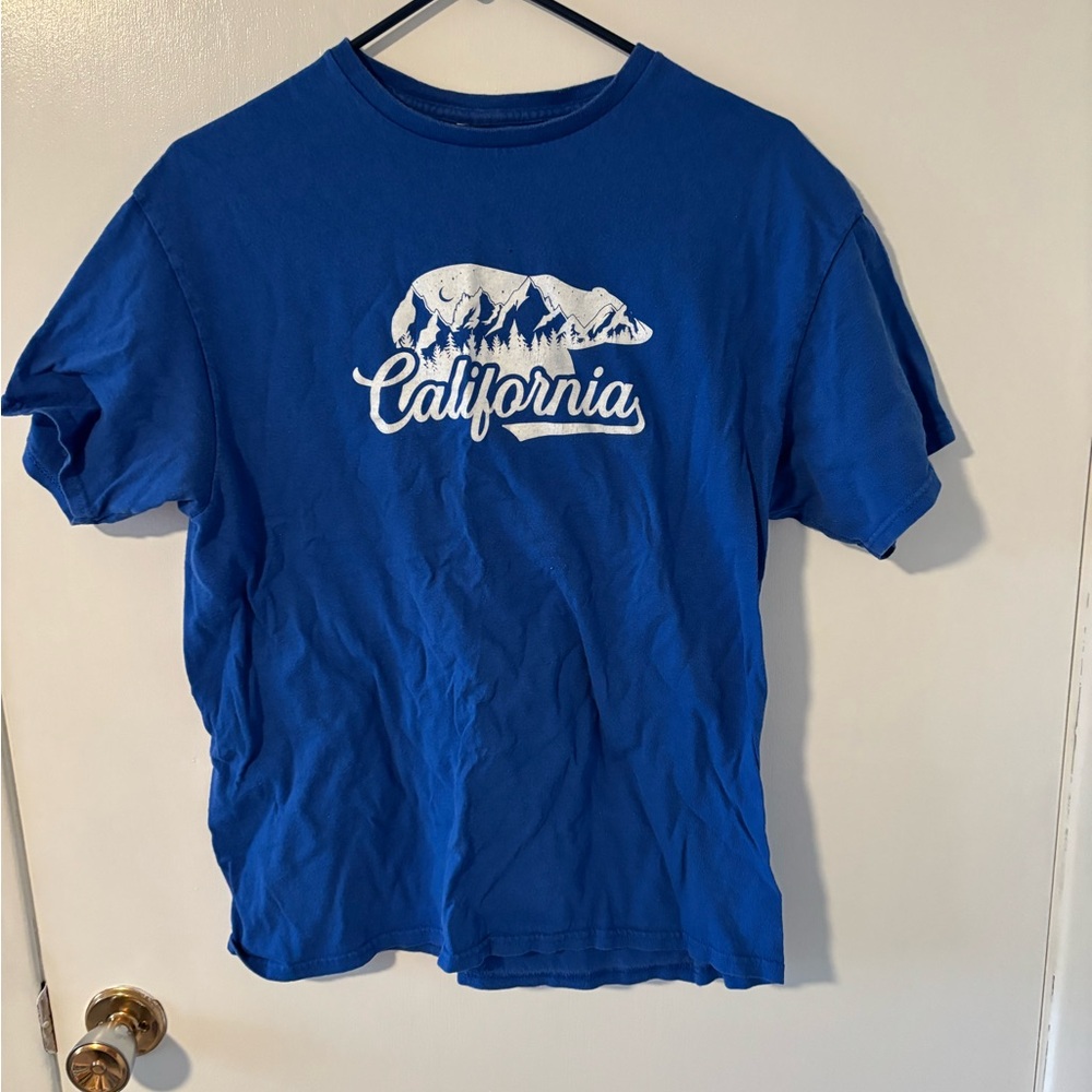 Blue California Graphic T-Shirt